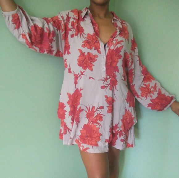 Women's Free people floral printed shake it dress - Picture 4 of 11